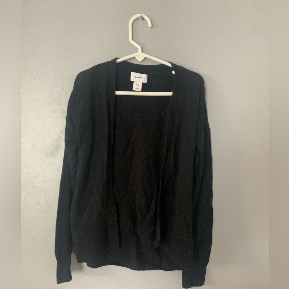 Old Navy Charcoal Open Front Cardigan